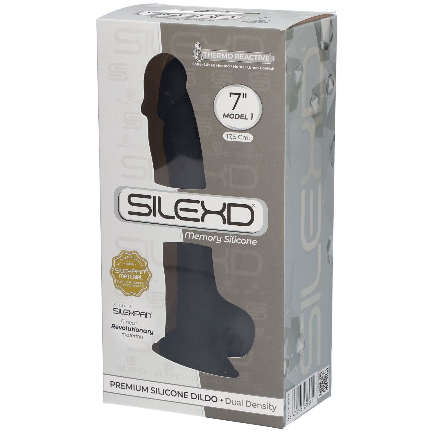 Silexd Premium Silicone Dildo Model 1 - 17,5 cm Zwart St Sonstige