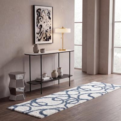 SAFAVIEH Calico Shag Anabel Abstract 1.5-inch Thick Rug