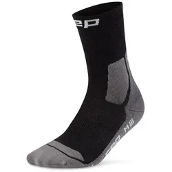 CEP Herren Light Cushion Mid Cut Wandersocken - 39-42 - black/grey