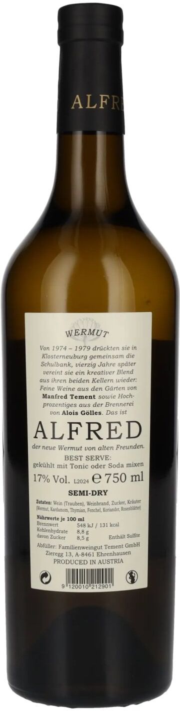 ALFRED Wermut Semi-Dry 17% Vol. 0,75l