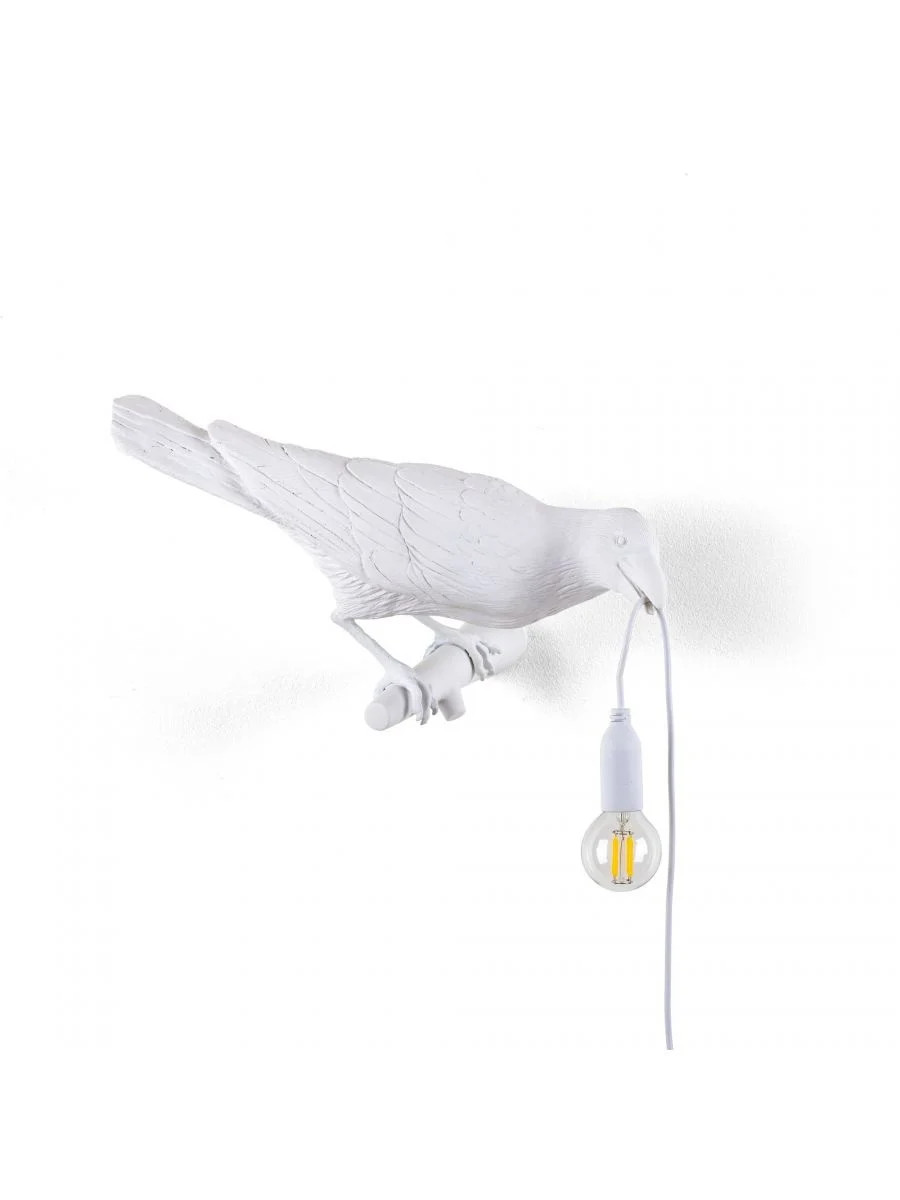 Seletti Bird wandlamp voor buiten - naar rechts kijkend