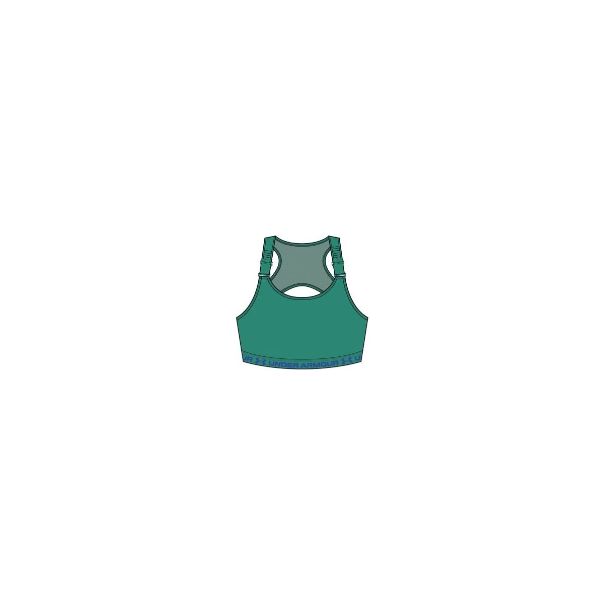 Under Armour Heatgear High green team royal (993) M 6011152-993-MD