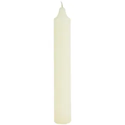 IB Laursen Dickere Rustikale Stabkerze 25 cm, Ø 3,8 cm, Höhe 25 cm, Ø 3,8 cm, creme