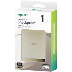 Apacer 1 TB Portable SSD USB 3.2 Gen2 AS724 (1 TB), Externe SSD