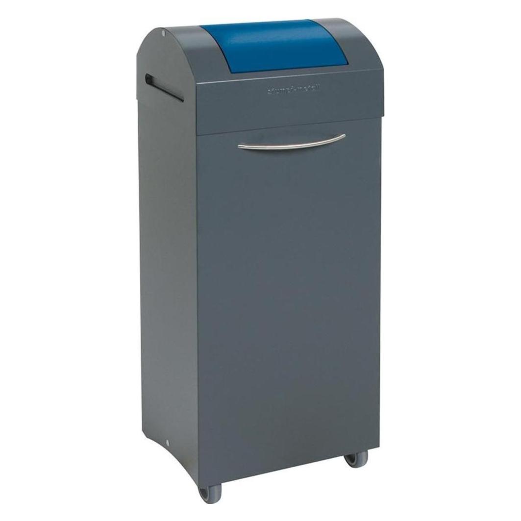 Stumpf Wertstoffbeh. 75 l grau/blau, 975x380x320mm (75 l) (230111)