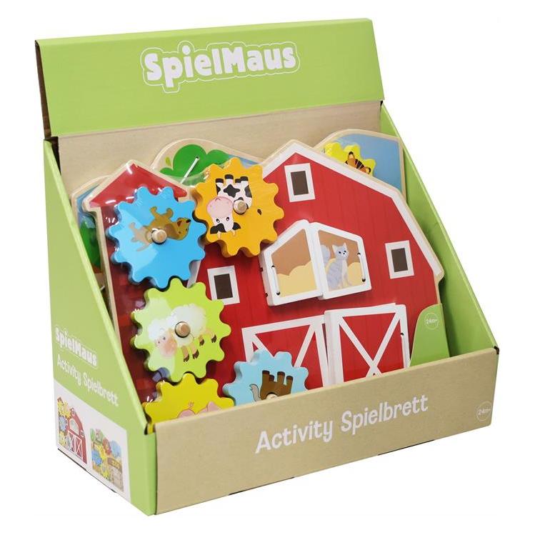 Spielmaus SMH Activity Spielbrett, 2-f.sort.,Displ (0041513071)