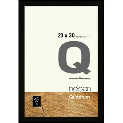 Nielsen Holz-Bilderrahmen Quadrum  Schwarz / 20 x 30