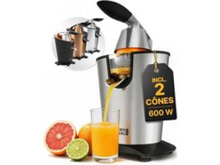Presse Agrume Electrique 600W - Cône En Acier Inoxydable & Sans Bpa I Presse-Agrumes Électriques I Juicer Orange Machine Presseur Ag