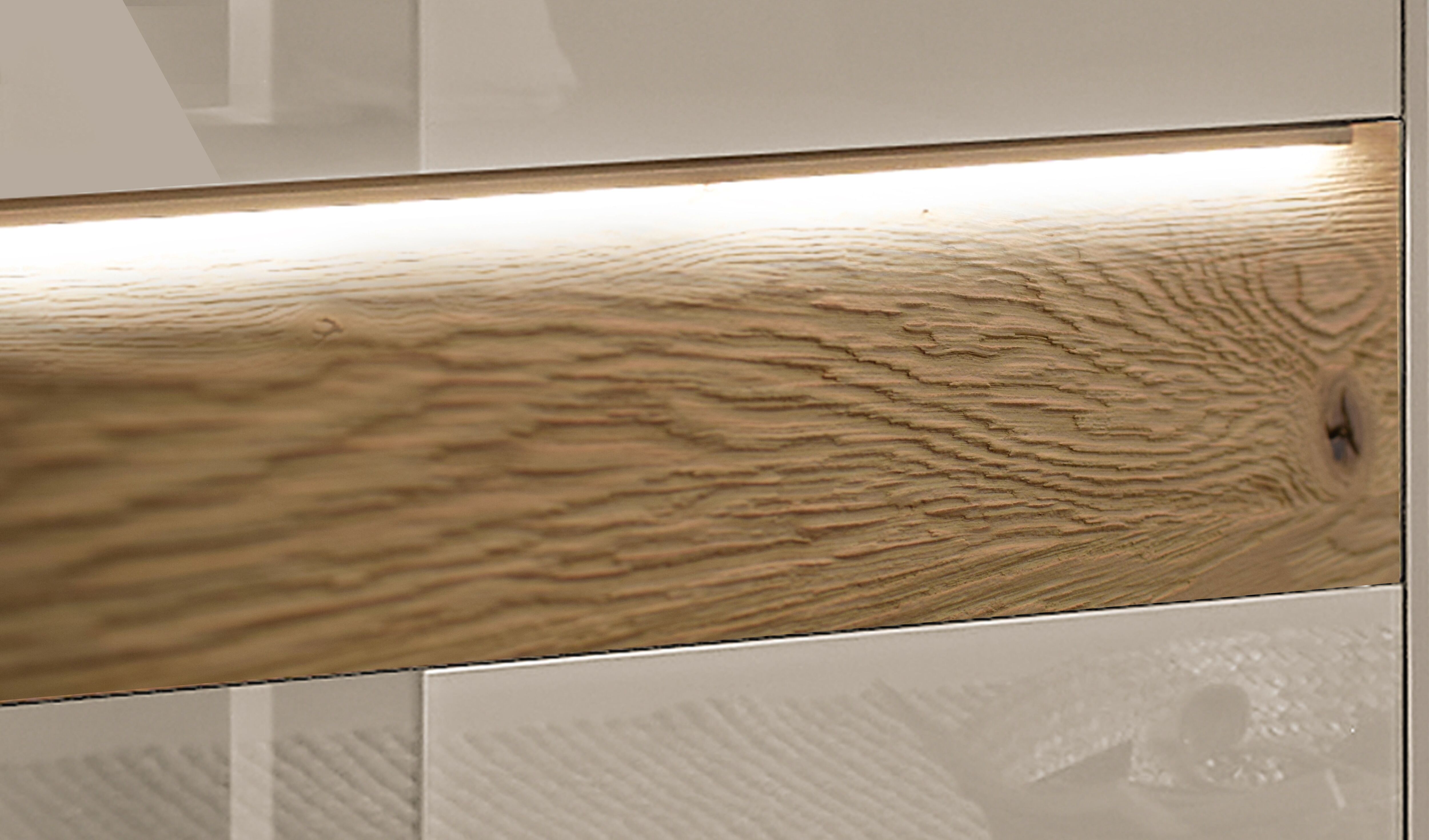 Wandboard MÄUSBACHER "Nova", braun (kaschmir), B:75cm H:189cm T:17cm, Holzwerkstoff, Regale, Wandboard kaschmir B/H/T: 75cm x 189cm x 17cm