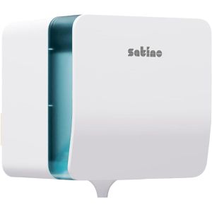 Satino Handtuchspender Hyginity Plus, 333416, CF1, für Rollenhandtücher, Kunststoff, weiß