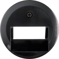 Hager Abdeckung Schwarz (glänzend) WTF4108BG 1 St.