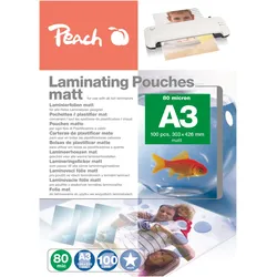 Peach, Laminierfolie, Laminierfolie A3 (A3, 100 Stk., 80 μm)