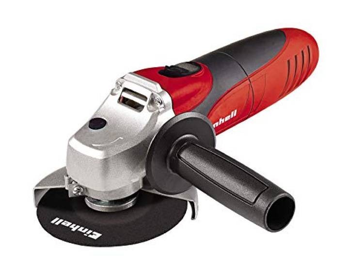 Einhell Meuleuse d’angle TC-AG 115 500 W Ø 115 mm 12000 tr/min blocage broche protection disque tête engrenage métal plate