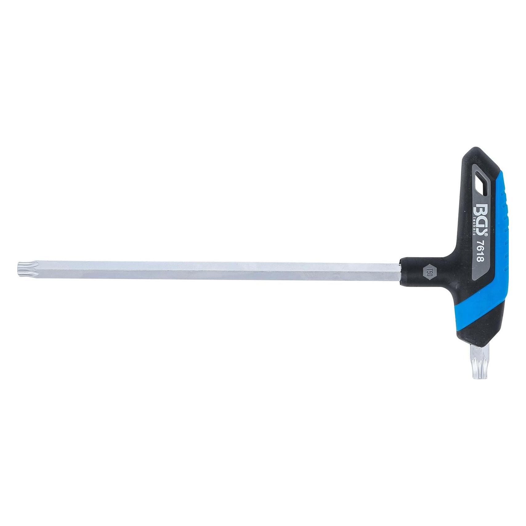 BGS Schraubendreher mit T-Griff | T-Profil (für Torx) | T50 (T-profil) (7618)