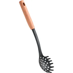 Metaltex Arizona Line Spaghettilöffel mit Buchenholzgriff 34,5 x 6,3 cm