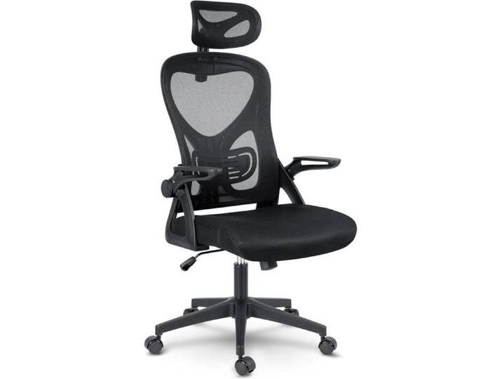 Chaise De Bureau Chaise De Bureau Micromaille Todden Noir[Ji44]