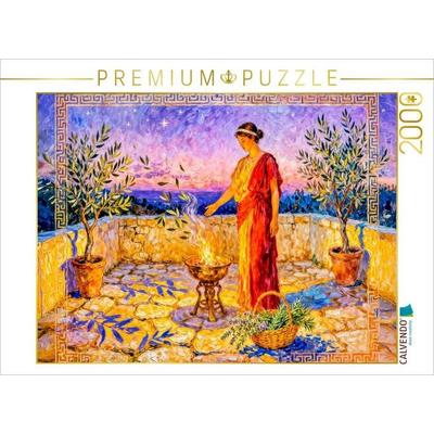 CALVENDO Puzzle Hestia - Göttin des Herds | 2000 Teile Lege-Größe 90x67cm Foto-Puzzle für glückliche Stunden