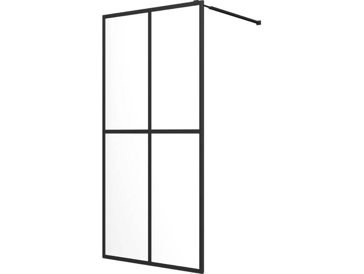 vidaXL Paroi de douche pour douche à l'italienne Verre de sécurité clair 100x195 cm