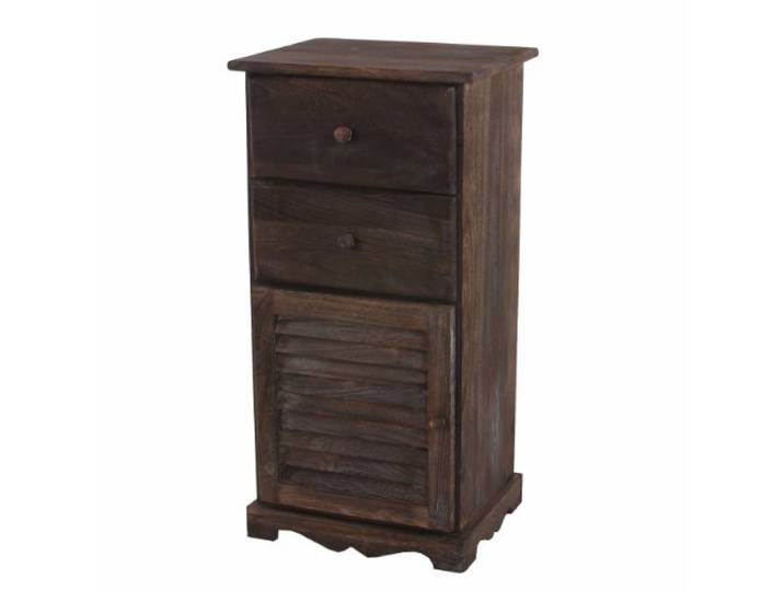 Mendler Kommode Shabby-Look 81x40x32cm - braun Schrank, Vintage
