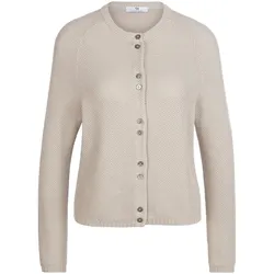 Strickjacke aus 100% SUPIMA®-Baumwolle Peter Hahn grau, 44