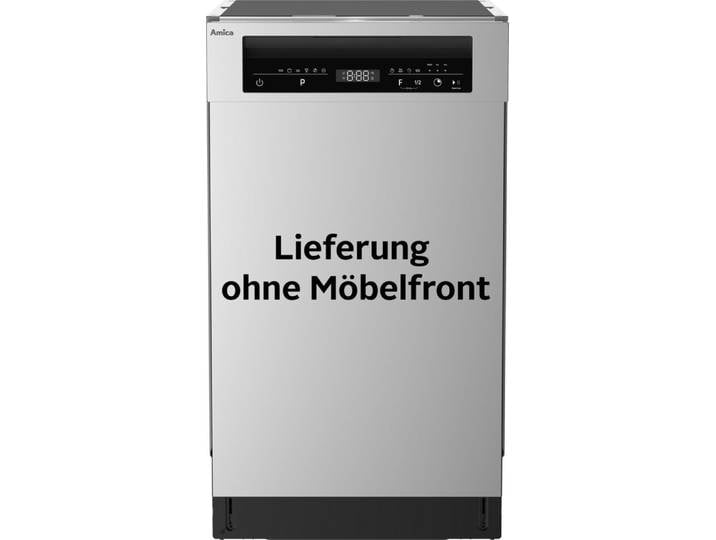 Amica teilintegrierbarer Geschirrspüler EGSPU 500 490, 9 l, 10 Maßgedecke, 10 Maßgedecke – Viel Platz auf kompakten 45 cm Breite