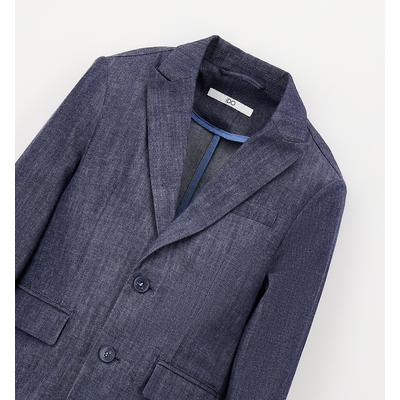 Sakko IDO "BOY JACKET", Jungen, Gr. 140, blau (dunkelblau), 97% Baumwolle, 3% Elasthan, Sakkos Sakko