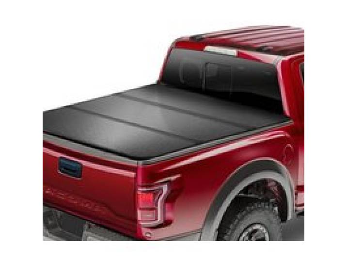VEVOR Dreifach faltbare Ladeflächenabdeckung, Kompatibel mit 2016-2023 Toyota Tacoma, 5' (60,5 ) Ladefläche, Passt nur auf 5,0' x 4,6' (60,5 x 55,0 ) Innenladefläche, 400 lbs Tragkraft, LED-Licht