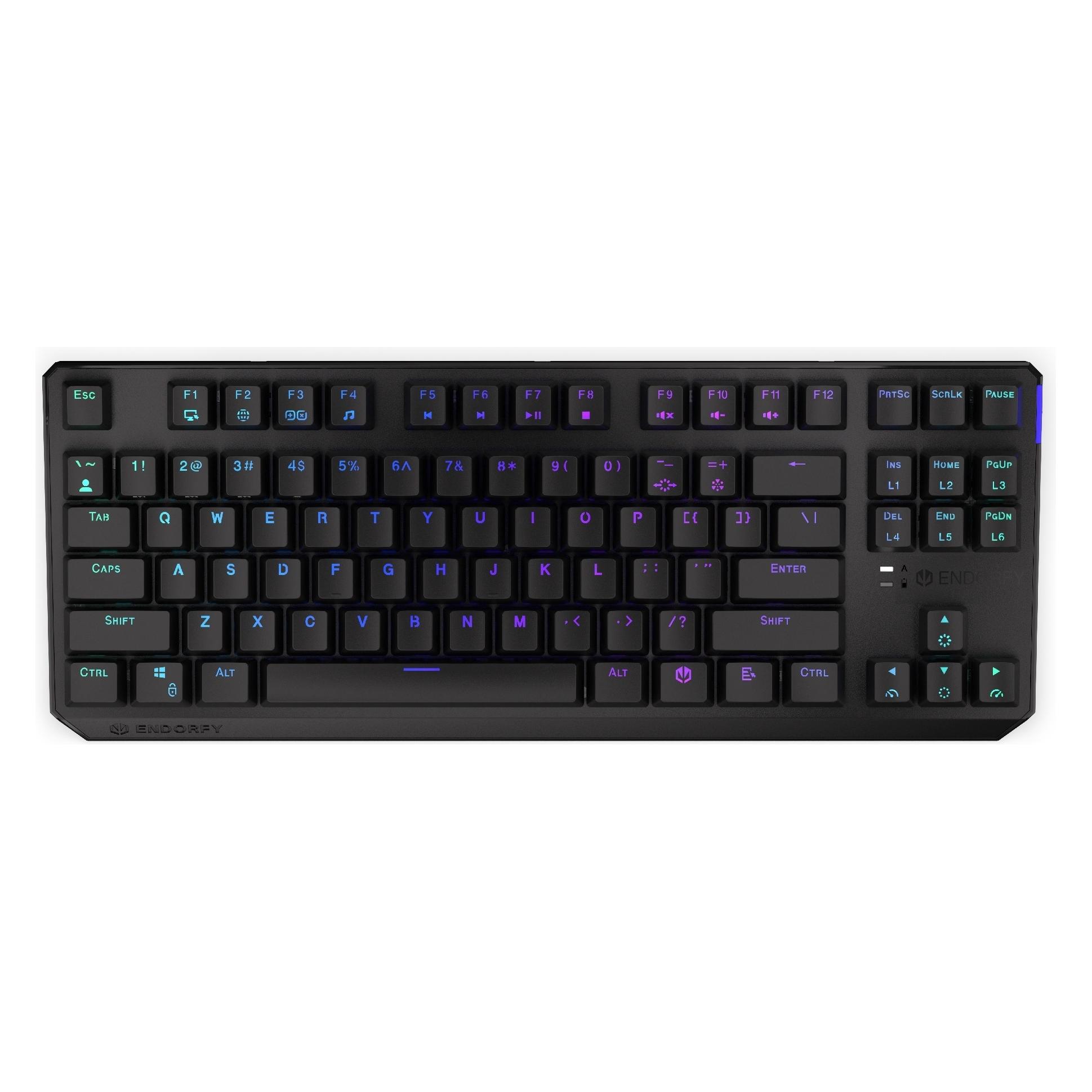 Endorfy Klawiatura Thock W. TKL Kailh BLK (US, Kabelgebunden) (EY5A081)