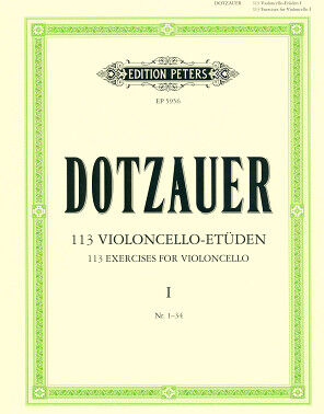 Edition Peters Dotzauer 113 Cello-Etüden 1