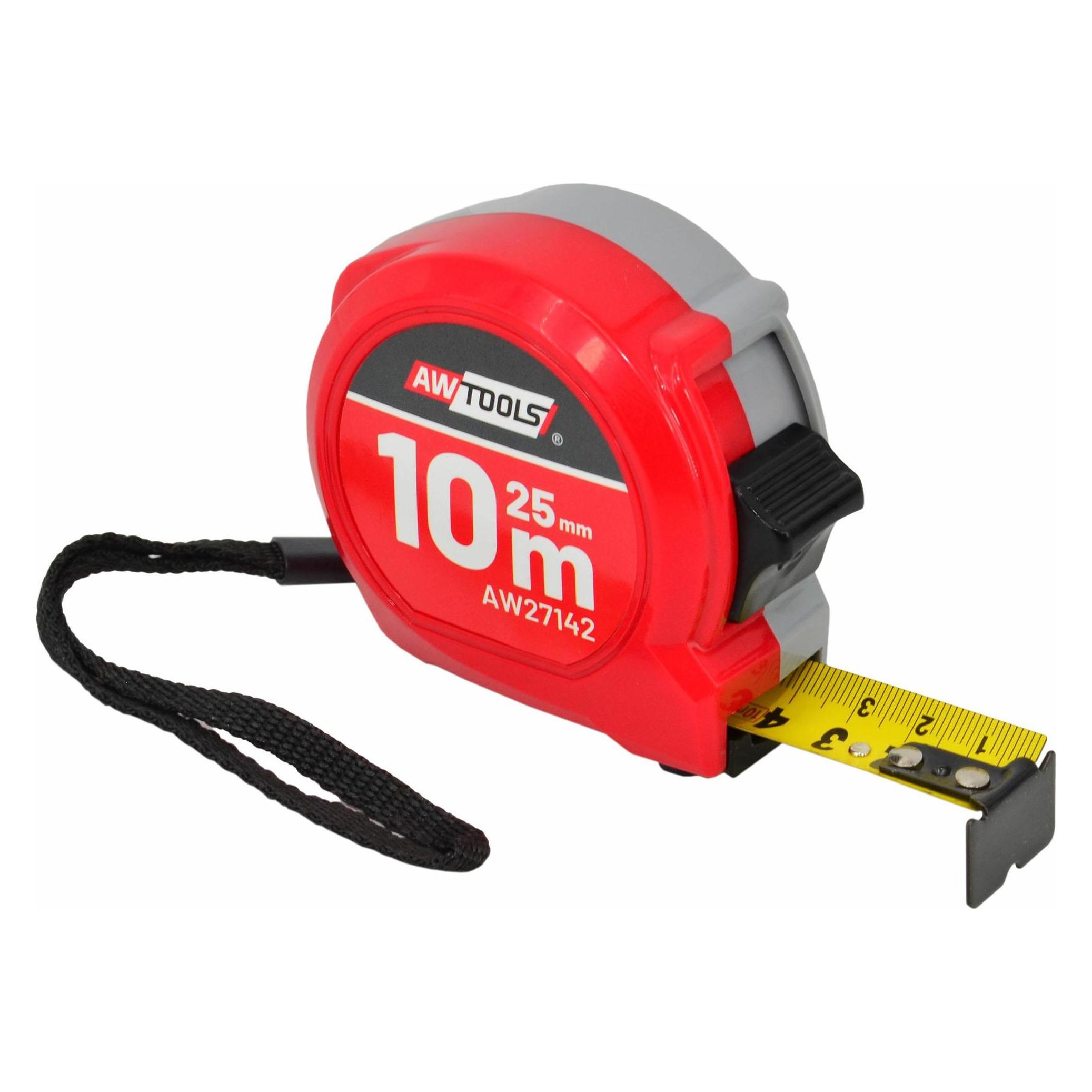 Awtools Kompaktes ABS-2-Stopp-Massband (10 m) (64763801)