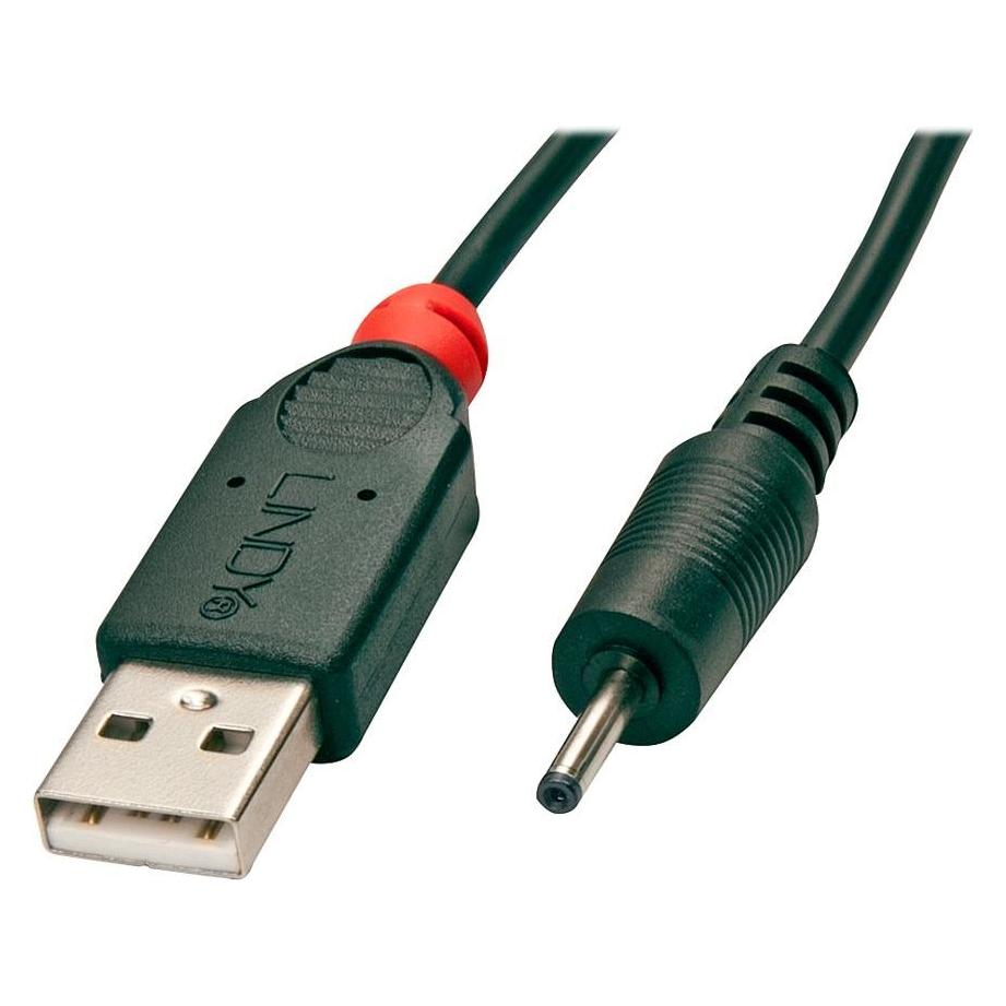 Lindy Adapterkabel USB A 2,5/0, DC-Hohlstecker (1.50 m) (70265)