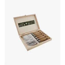 Laguiole Jean Dubost Steakmesser Set 6-tlg. BISTRONOMY hellbraun, Besteck, Braun