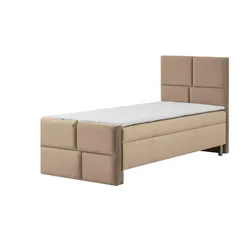 Boxbett mit Bettkasten  ¦ beige ¦ Maße (cm): B: 100 H: 110