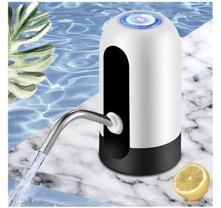 Oplaadbare elektrische waterdispenser met USB-aansluiting, wit