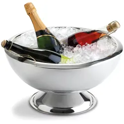 TABLE PASSION Karl Weis Champagnerkühler doppelwandig, Edelstahl, 44 x 44 x 26 cm