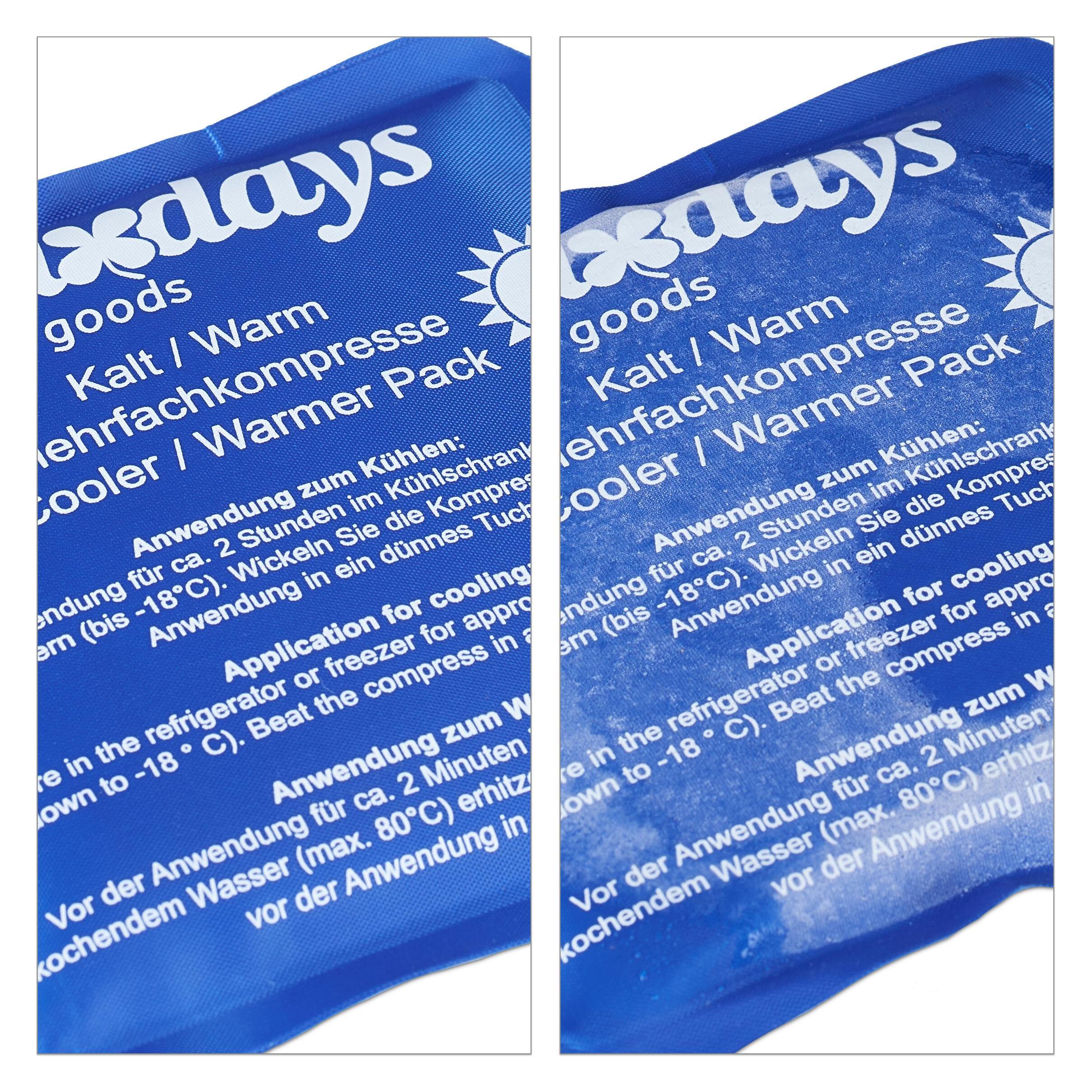 Relaxdays 8x Kühlpad (8x, 810 g) (4052025452322)