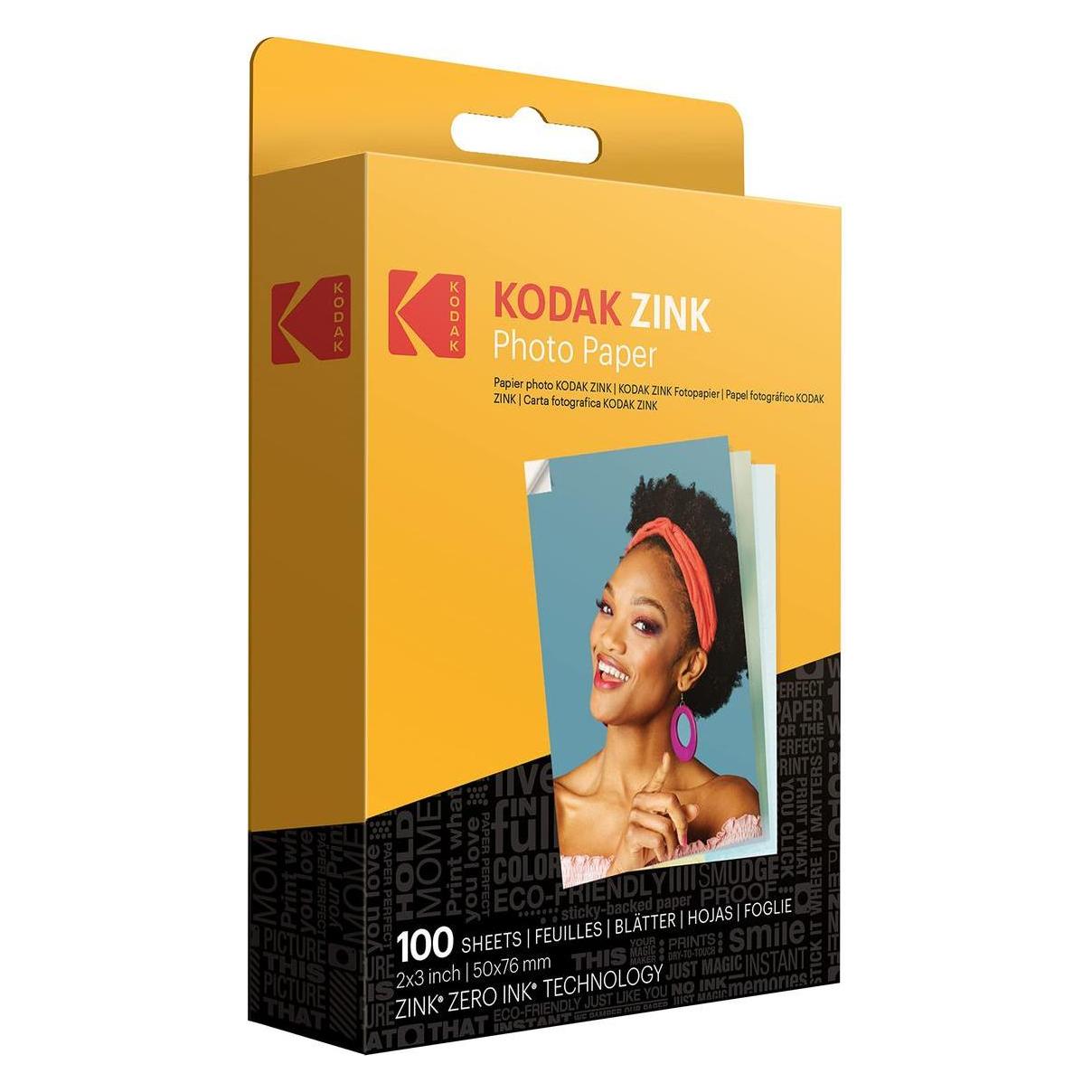 Kodak FOTOPAPIER ZINK 50X76MM 100 STÜCK (180 g/m², 100 Stk.) (Kodak)