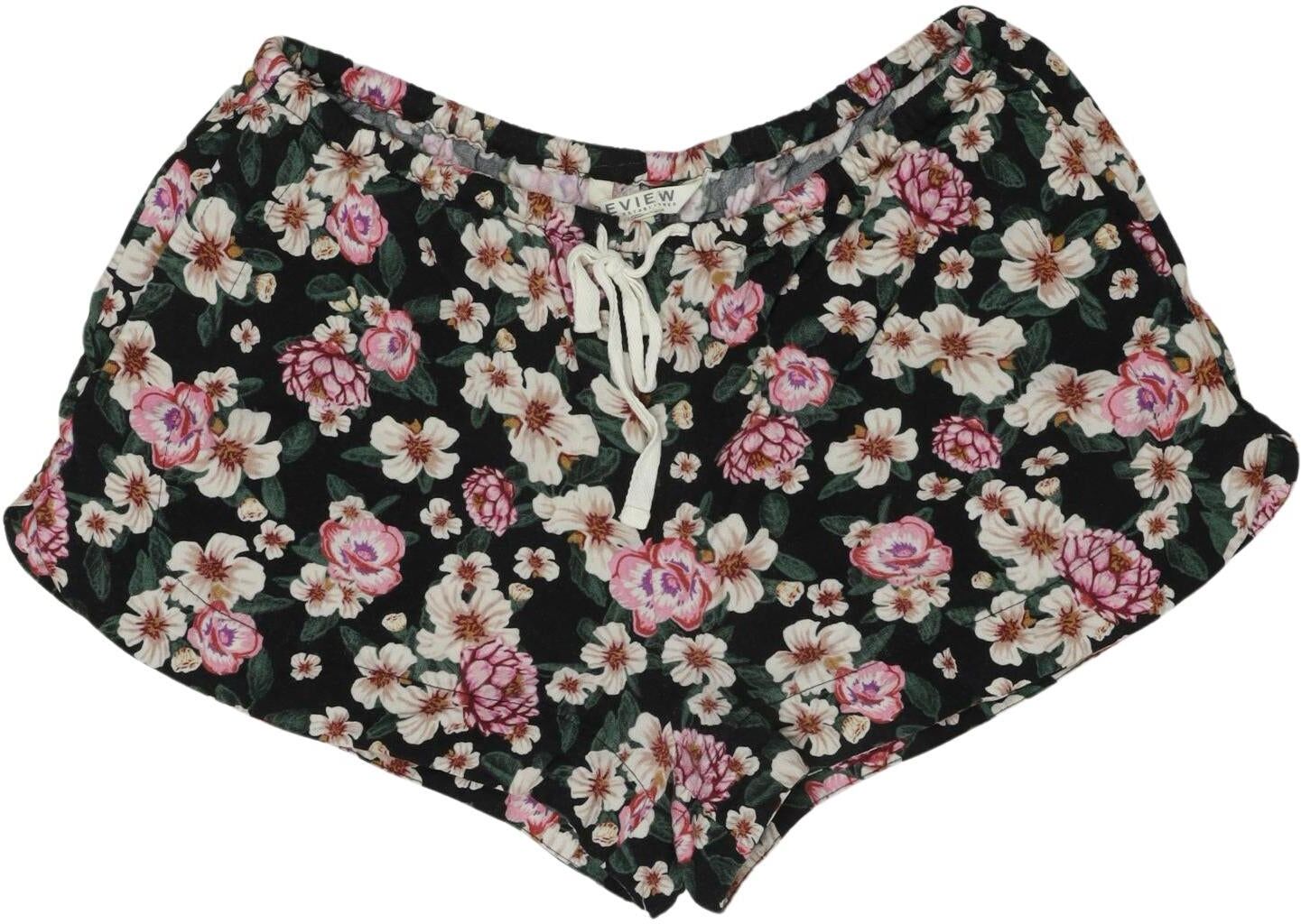 Review Damen Shorts, Mehrfarbig, Gr. XS, Viskose - Second Hand
