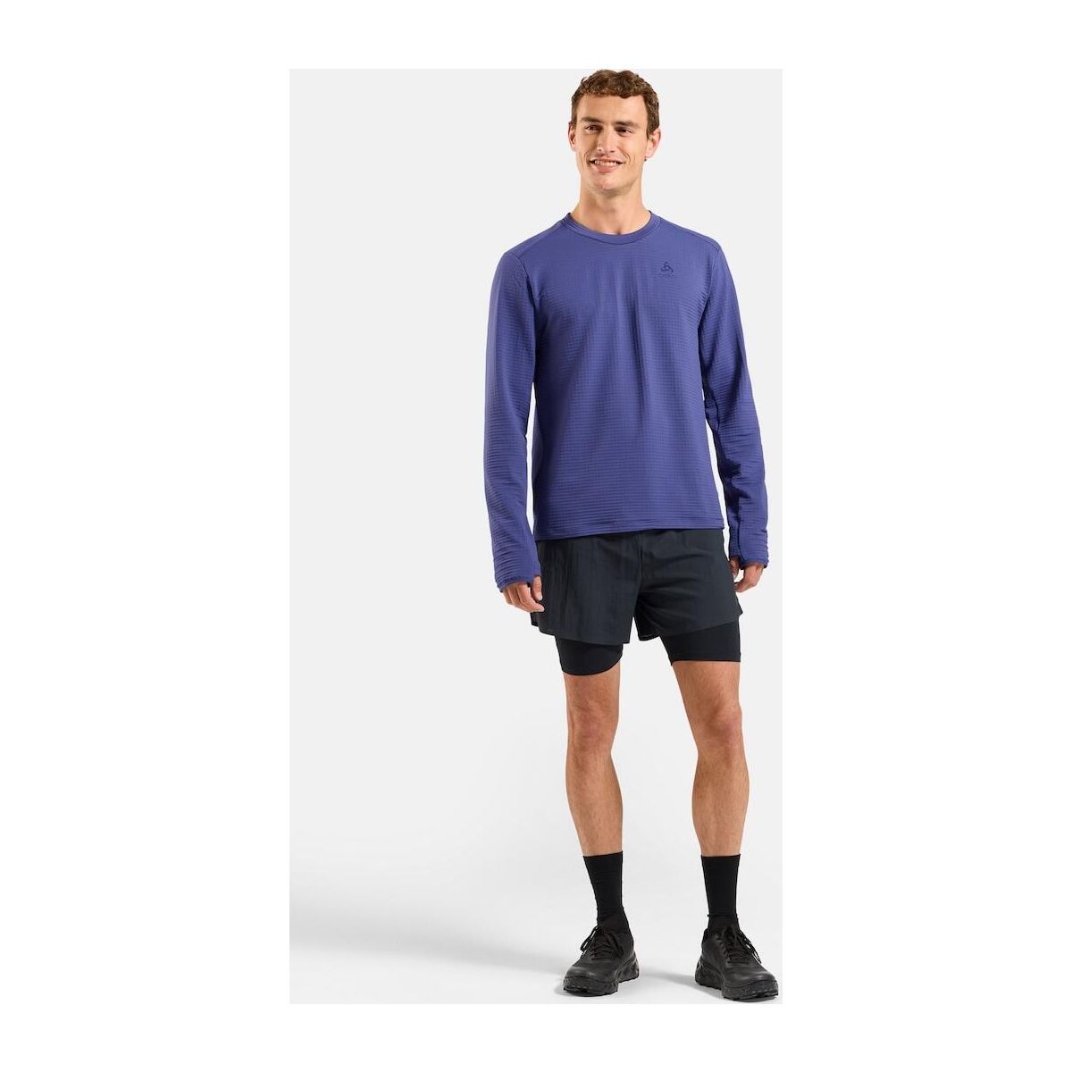 Odlo The Essentials Thermal Crewneck Running Mid Layer skipper blue (21119) M 316022-21119-M