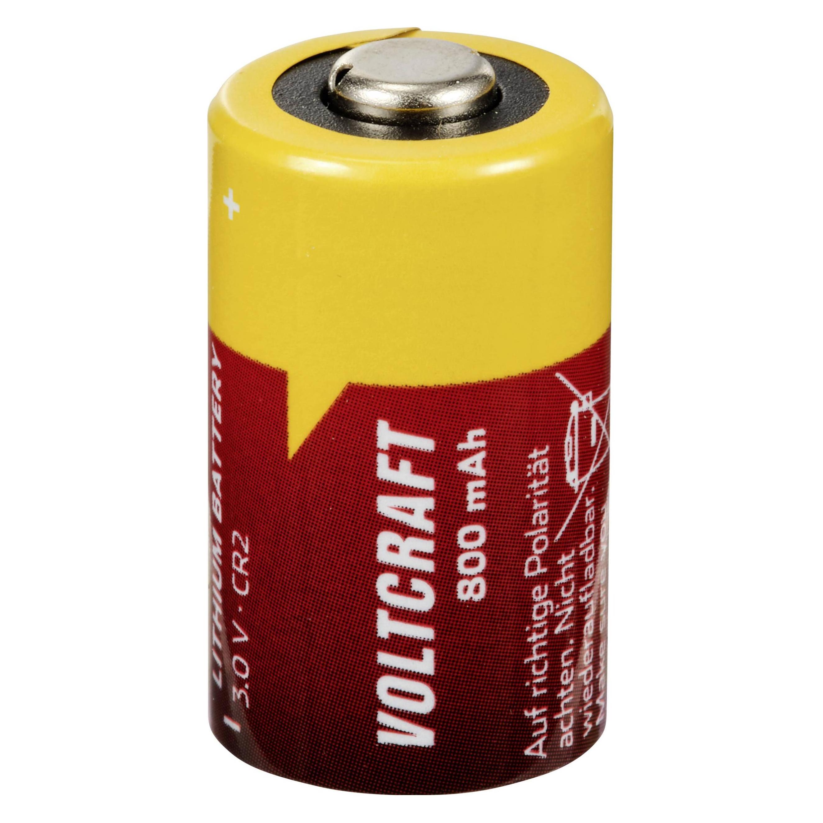 Voltcraft CR2 Fotobatterie CR 2 Lithium 800 mAh 3 V 10 St. (10 Stk., CR2, 800 mAh) (VC-16108030)