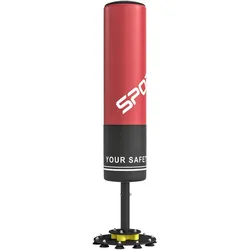 SPORTNOW Boxsack freistehend 135 cm Standboxsack 10 Saugnäpfen und Stoßdämpfer