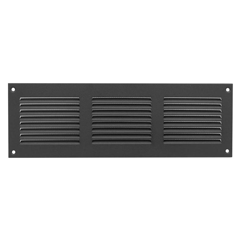 Euro3plast Ventilation grille 300X100 MR3010A, metal, anthracite (MR3010A)