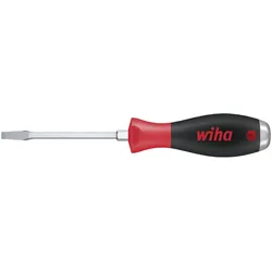 Wiha Schraubendreher SoftFinish Schlitz mit durchgehender Sechskantklinge und massiver Stahlkappe - 03230