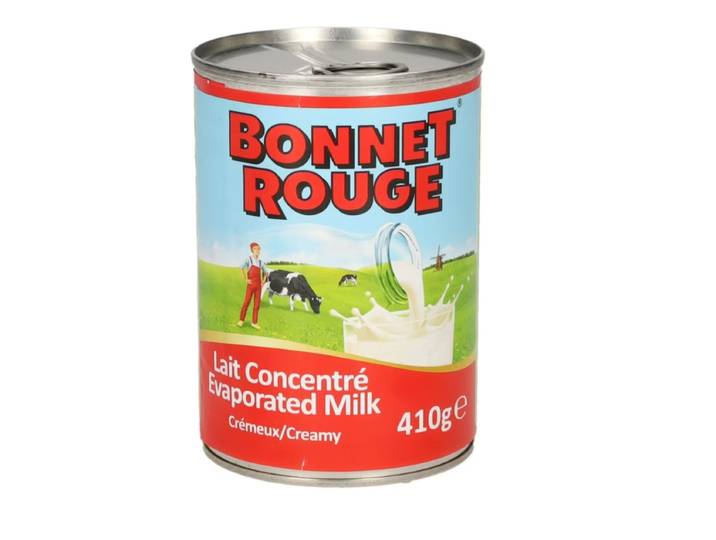 Bonnet Rouge Geconcentreerde ongezoete melk 410 g