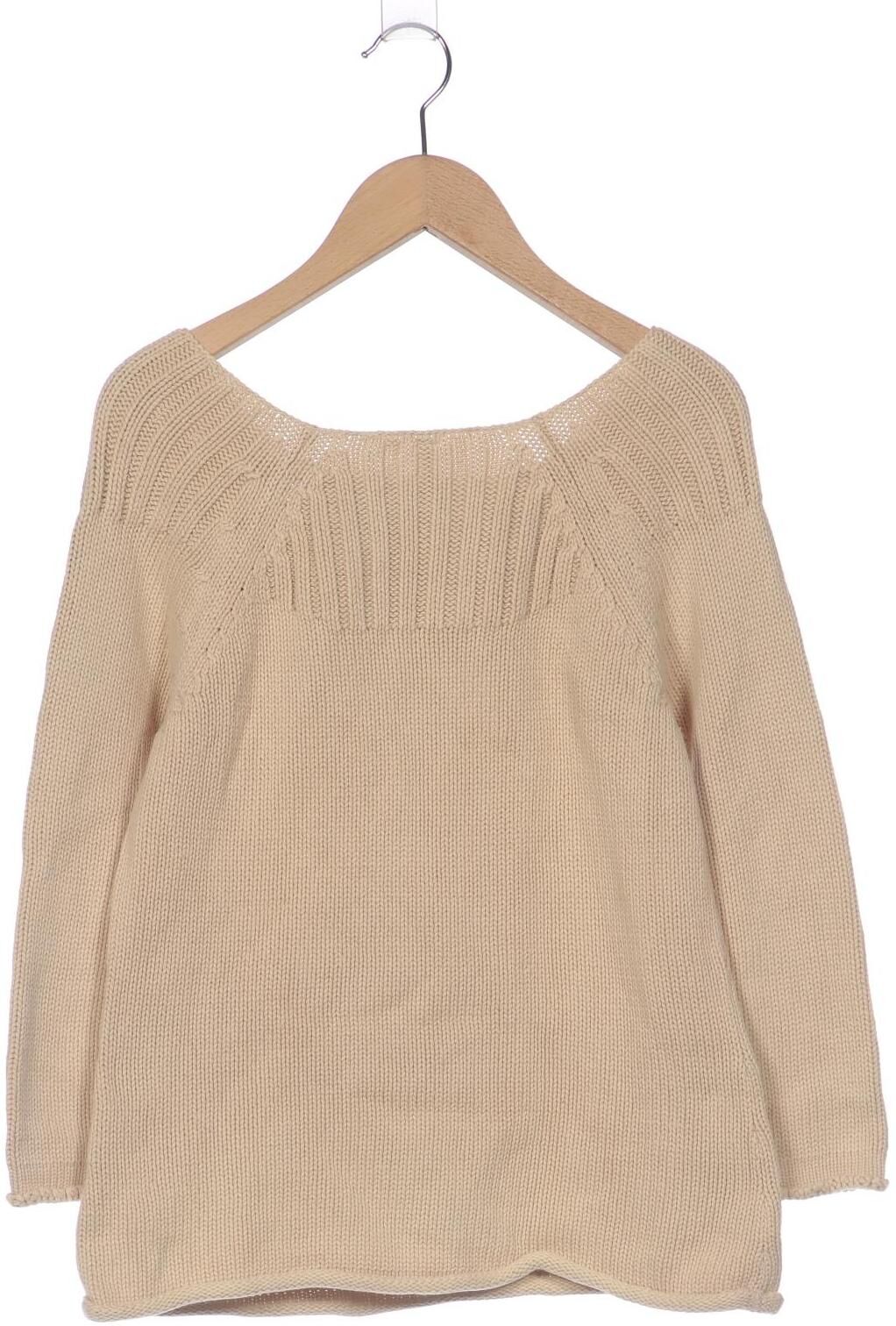 NAF NAF Damen Pullover, Beige, Gr. XS, Baumwolle - Second Hand