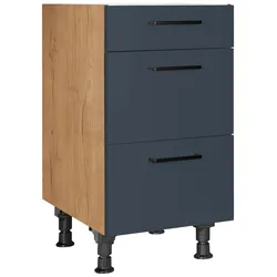 Schubkastenunterschrank Easytouch Blau