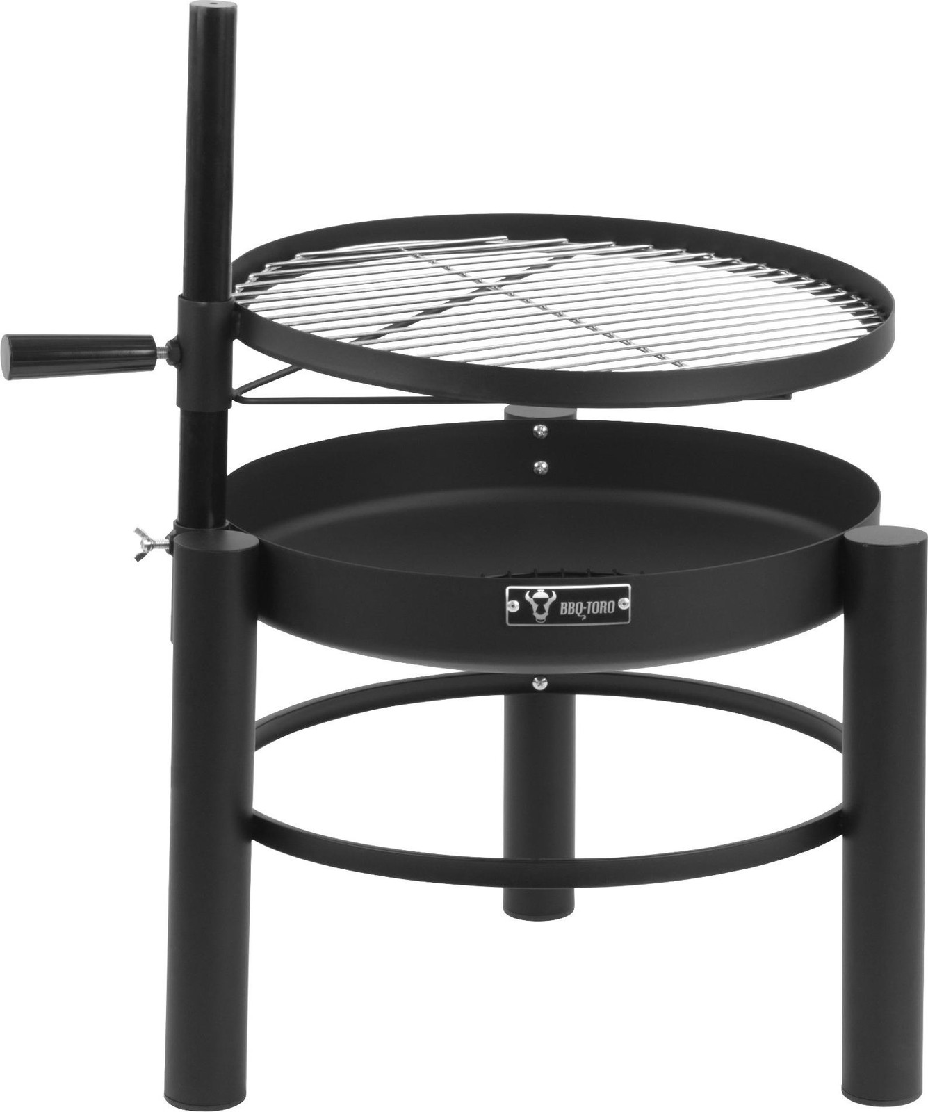 BBQ-Toro vuurschaal met verstelbaar grillrooster en vuurkorf, diameter: 50 cm