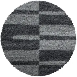 Ayyildiz Teppich, GALA 2505, GREY, 120 x 120 cm