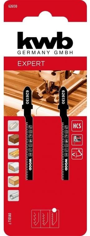 Dec.zaagbladen smal hout 2 stuks KWB