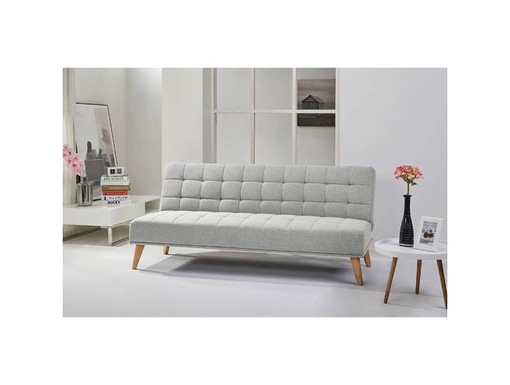 Schlafsofa Caribe Grau/Lichtgrau Filz Blix 180 x 81 x 86cm Skandi